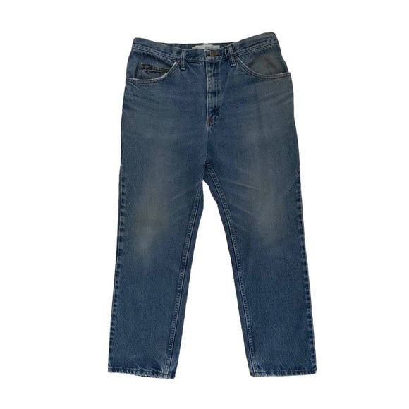 Lee Men's Regular Fit Medium Wash Straight Leg Denim Jeans Size 36 x 30 - Picture 1 of 12
